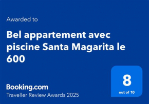 Appartement 60 M2,piscine, commerce